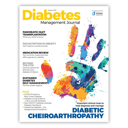 Diabetes Management Journal August 2020 cover